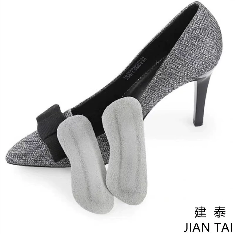 Паста для каблука из воловьей кожи, утолщенные туфли на высоком каблуке из натуральной кожи, Женская антиабразивная паста для каблука, паста для каблука половинного размера