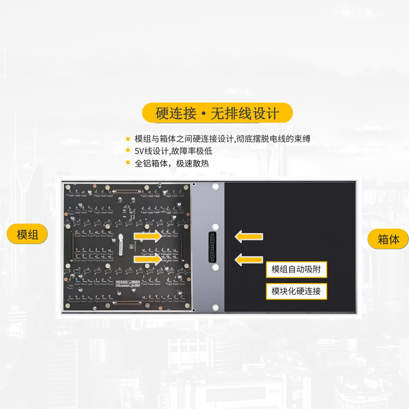 Pantalla LED de doble cara para póster, conexión rígida, caja ultrafina de aluminio fundido a presión, máquina de publicidad, pantalla de publicidad tipo espejo