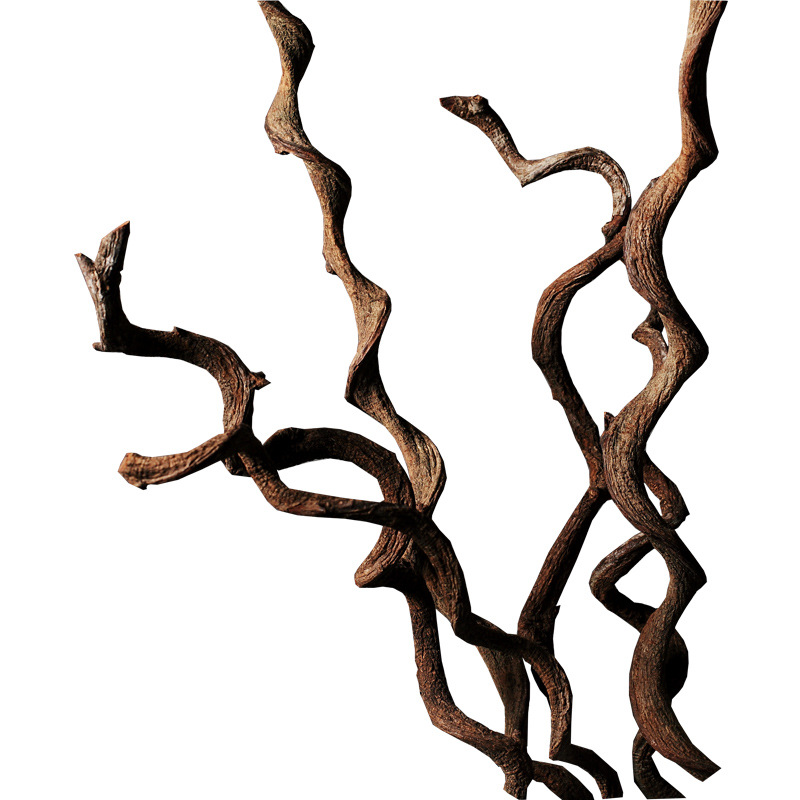 UG73過江龍藤條干樹枝客廳禪意干插花彎曲干枝裝飾天然實木乾花枯
