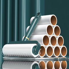 Light Luxury Pet Hair Remover New Wide Adhesive Brush Household Clothes Peelable Cat Ear Hair Remover Plastic