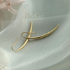 Brand earrings, European style, simple and elegant design