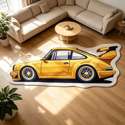 Avtomobil döşəmə paspasları – best-selling toy cartoon car imitation - xy731-racing-car-3-4060cmimitation-cashmere-with-non-slip-base