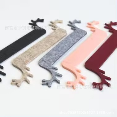 Cross-Border felt napkin ring felt tableware decoration personalized design holiday party napkin storage ring