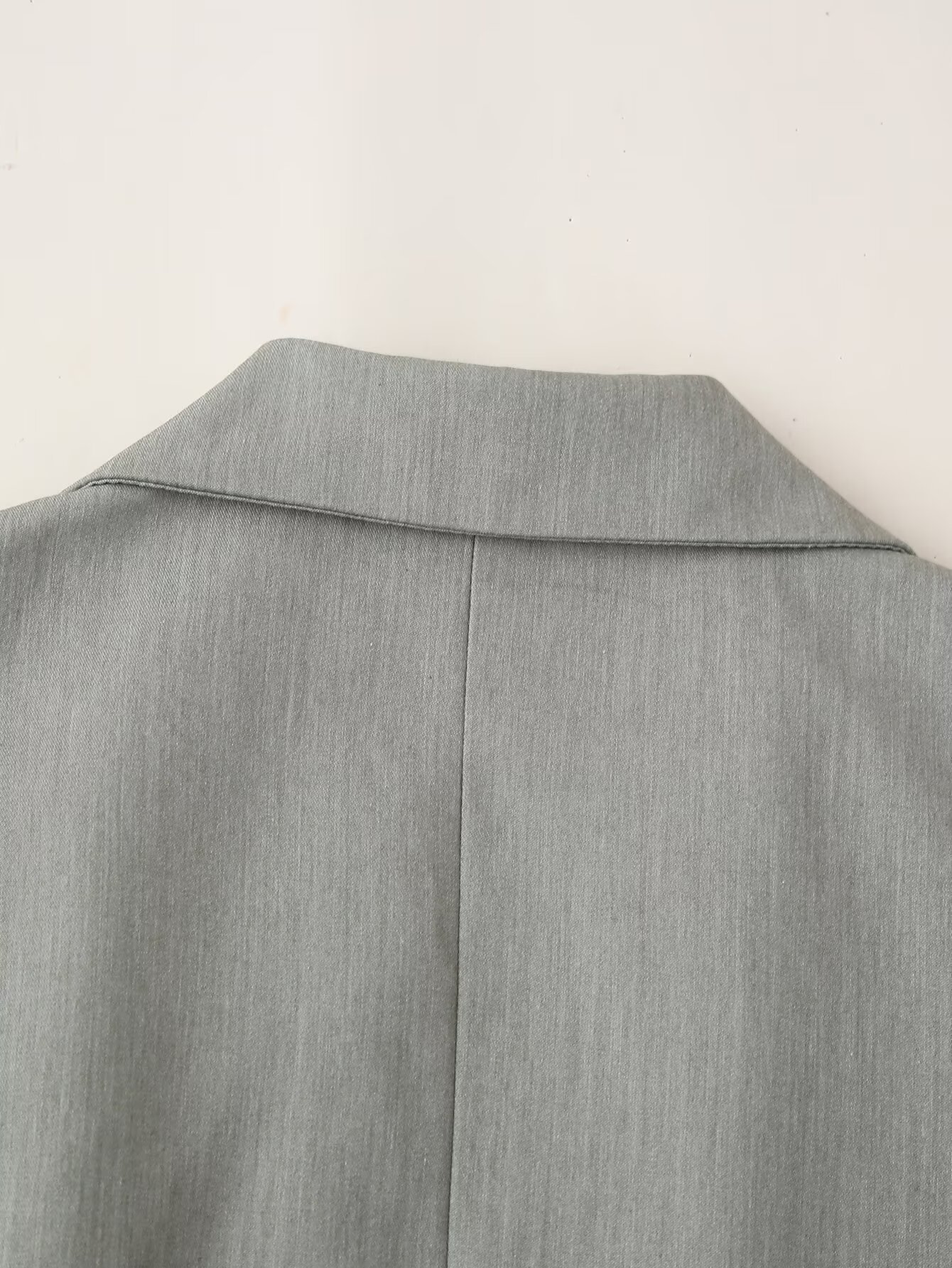 Îmbrăcăminte pentru femei 2024 toamna și iarna nouă jachetă cu curea decorativă costum mediu lung_voghion.com