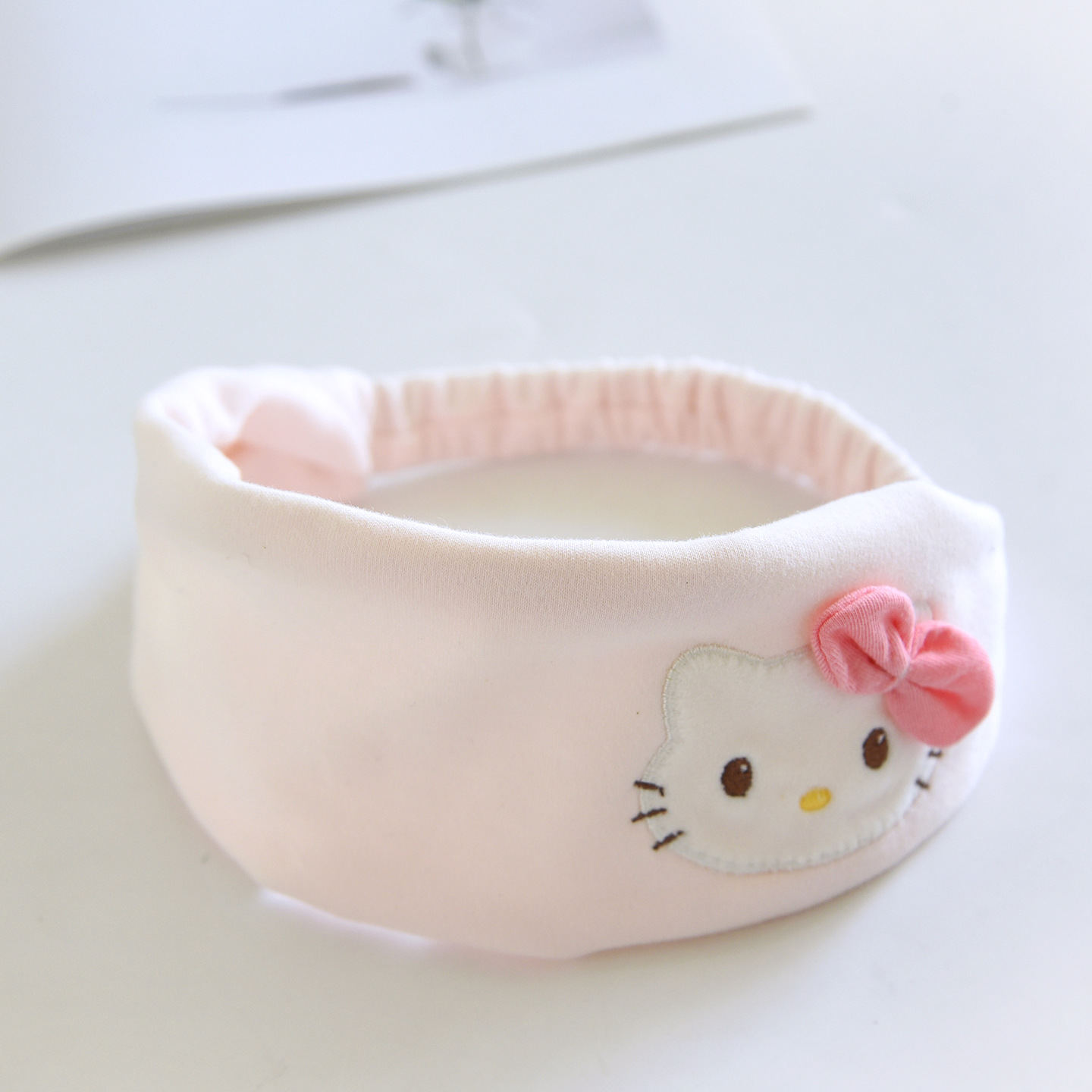 [pure cotton headband] pink kt / One size fits all