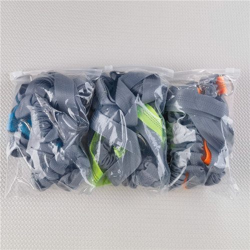 Cross-border pet cat and dog hands-free leash outdoor running reflective double retractable dog leash pet dog