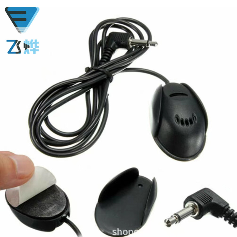 粘着式スナップオン有線マイク 車用 Bluetooth 通話 外部マーク GPS ナビゲーター 車用マイク|undefined