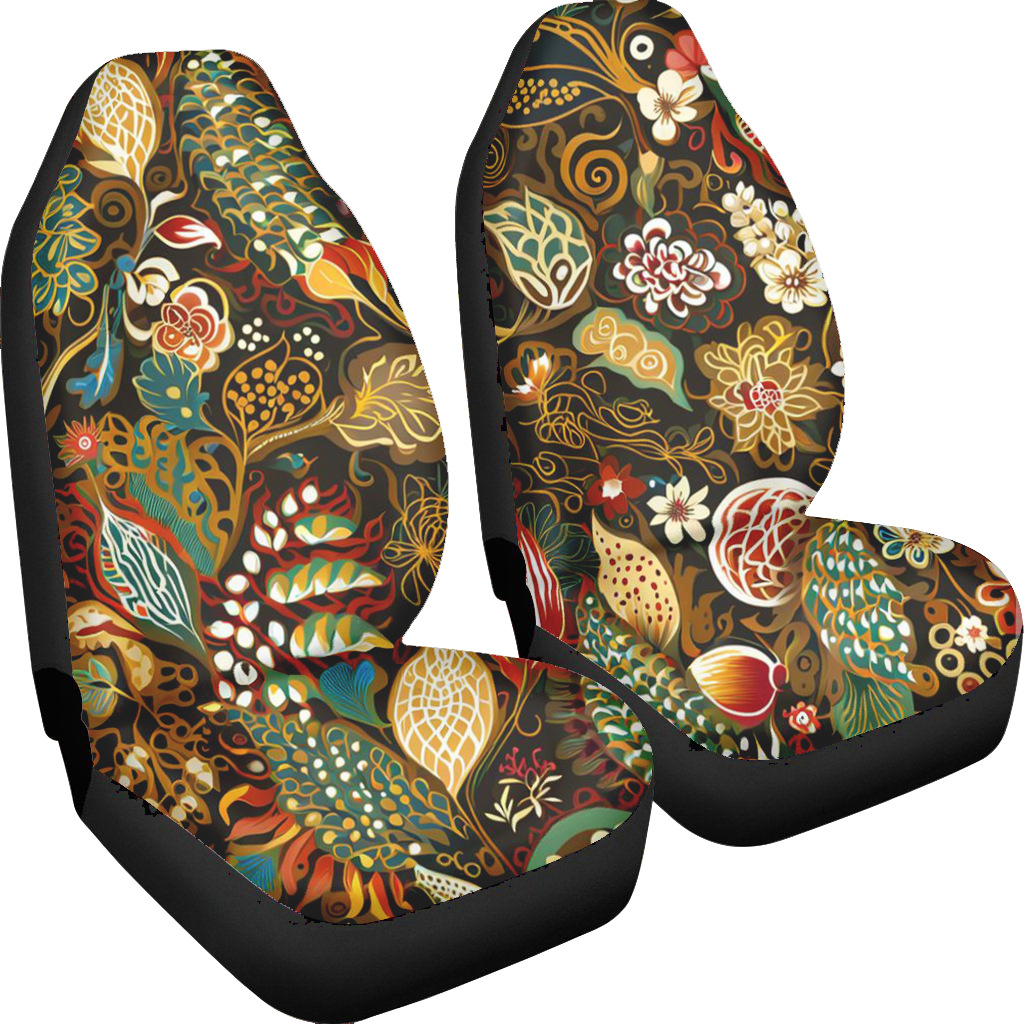 Amazon Wish Cross-Model Custom Printed Graphic Universal Front Seat Cover, Stain-Resistant, Stylish Printed Universal Car Seat Cover