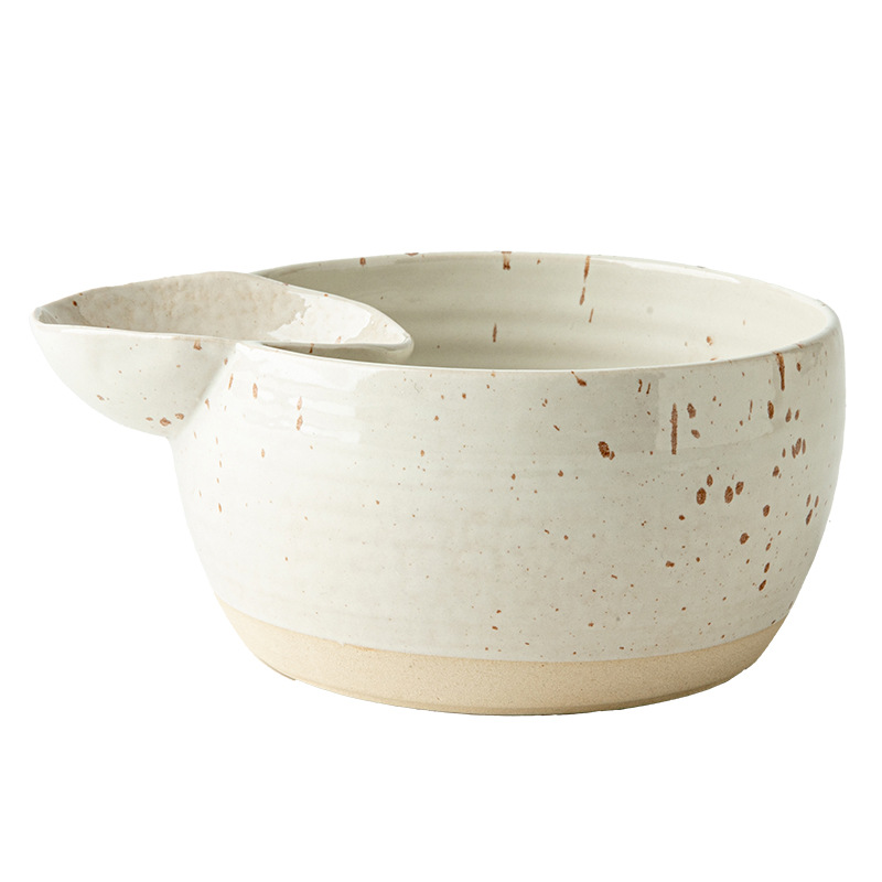 Cuencos divertidos de Xi Ruomi con bocadillos de tartas fritas, cuencos de bocadillos de cerámica, exportación transfronteriza.