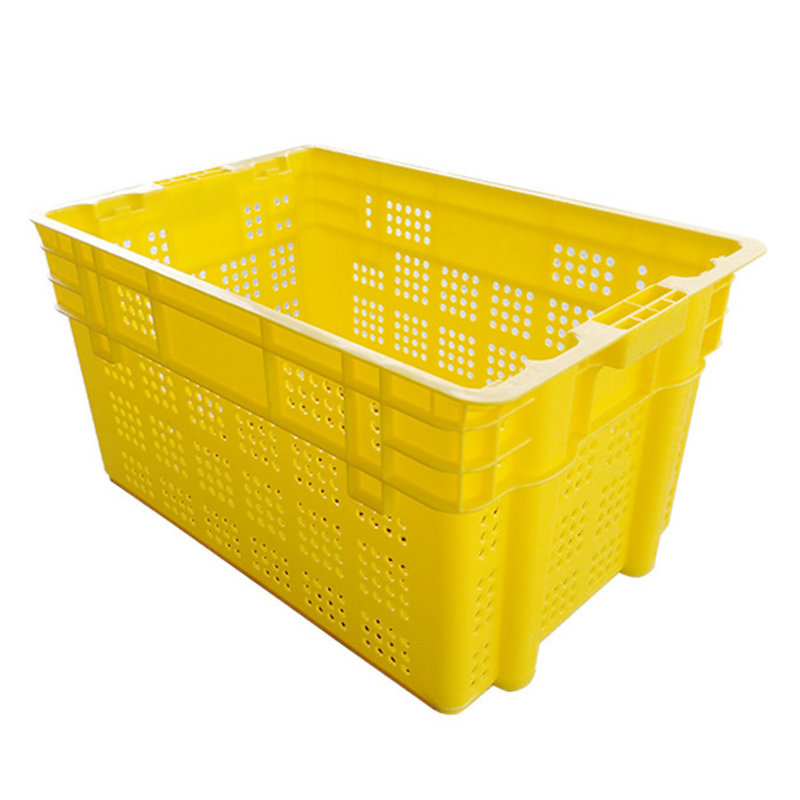 错位塑料周转箩多功能塑胶周转筐物料配送运输框600*400*315mm