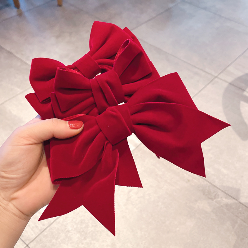 Fashion Bow Knot Cloth Hair Clip display picture 6