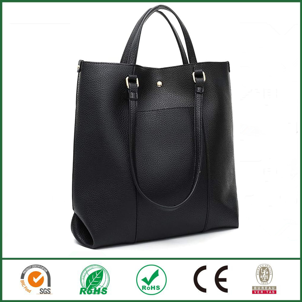 Removable retro big high quality one-shoulder bag with zipper