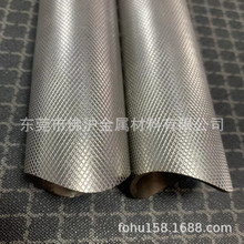 201 316 304不锈钢网纹管 手柄防滑管 拉手菱形管303直纹拉花棒