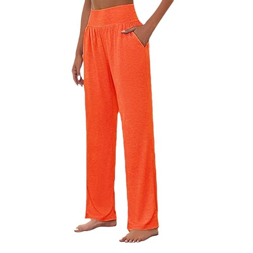 American & European Style Wide Leg Yoga Pants Loose Sports Pants High-Waisted Casual Pants Exercise Slow Running Pants