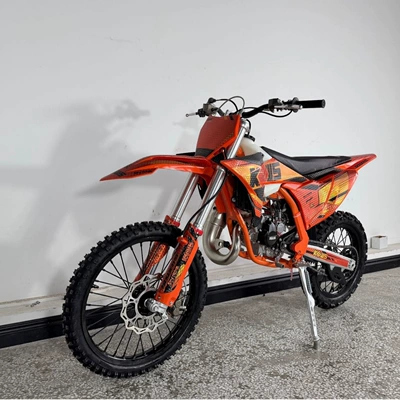 Negotiable wholesale price for the KEWS K85-G two-wheeled off-road motorcycle with a water-cooled, two-stroke engine, a mini KTM (Kross motosiklet mühərrikləri)