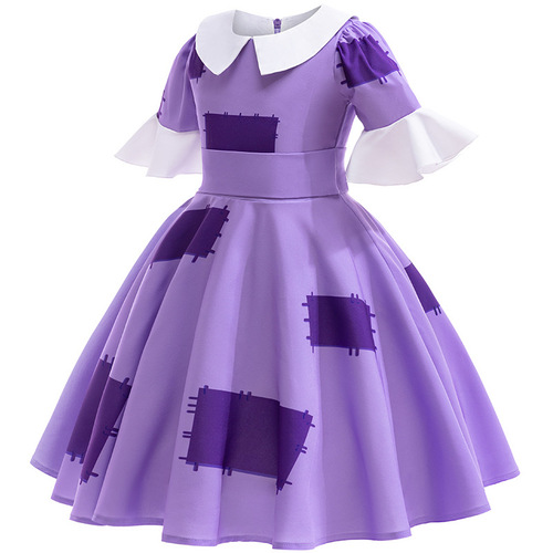 Cross-border new product cosplay magical digital circus Yajiata costume children's stage performance dress