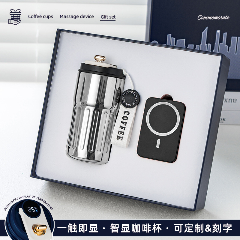 Ventilador pequeño regalo de negocios taza de café juego de eventos corporativos logotipo personalizado práctica acompañante regalo cliente personal