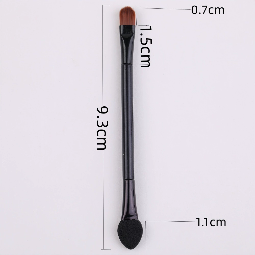 Makeup Brush Set, 11-Piece Multi-Tool Kit, aluminum ferrule, assorted eye & lip tips