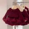 Black ear sweater and tutu