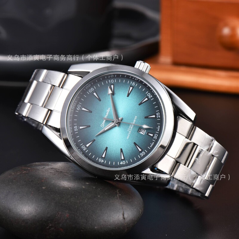New Model of European-Style Men's Seahorse Series High-Quality Quartz Three-Hand Multi-Function Watch, Hot-Selling in Foreign Trade, Wholesale from Manufacturer