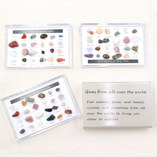 Natural Crystal Agate Gemstone Various Mineral Specimens Geological Teaching Materials