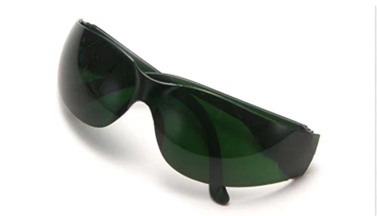 Protección láser máscara de ojos gafas verdes oscuras e-light ipl fotón opt máquina de depilación de cejas lavadora de sombreamiento protector de ojos