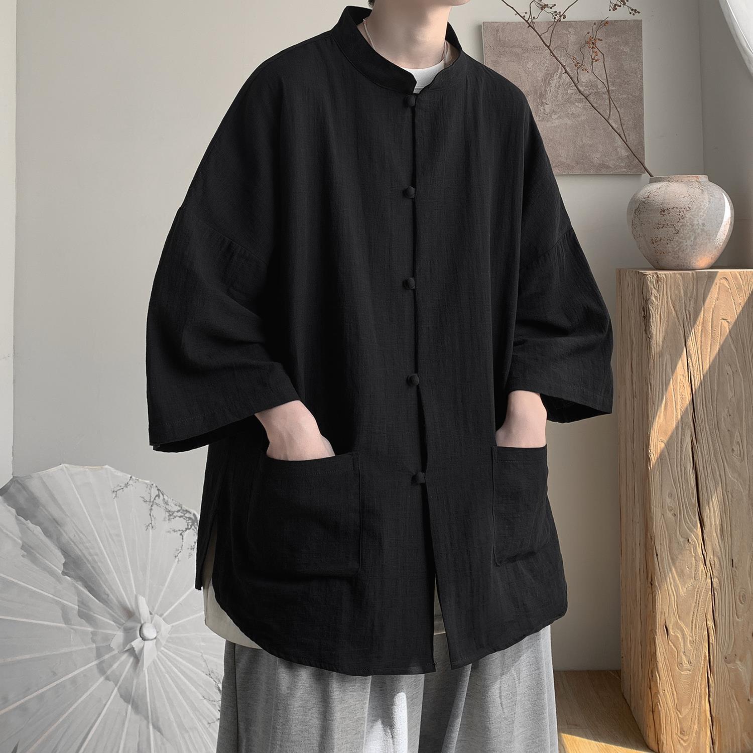 Summer thin Japanese retro shirt Chinese style