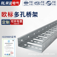 欧标桥架室内外布线槽式大跨距托盘式镀锌防火不锈钢金属电缆线槽