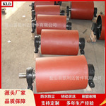 矿山被动滚筒压槽输送带滚筒镜面光面导向阻尼输送机传送带滚筒