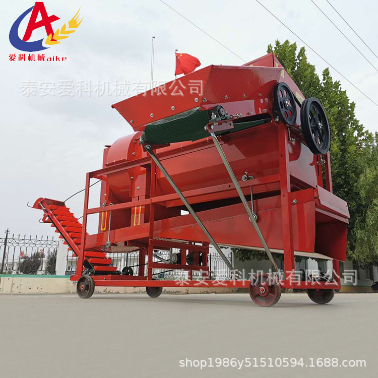 外贸出口铁加包装自动装袋装车摘果机自动进料手扶车版可改装柴油