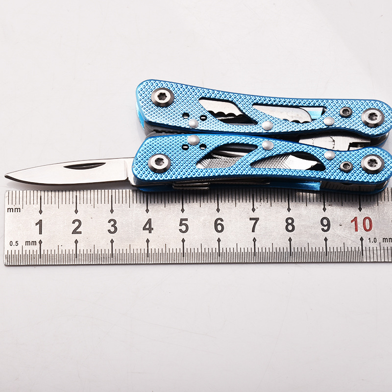 SQ Shunquan 2097 Mini alicates multifunción Mango de aluminio Herramientas de regalo para llevar al aire libre