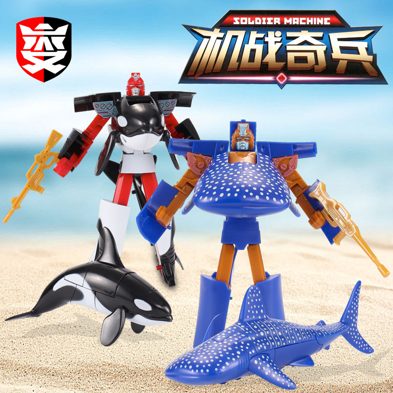 Transforming Robots from Robot Wars, Marine Animal Models, Dinosaur Beasts, Tyrannosaurs, Dolphins, Orcas, Sharks, Robots