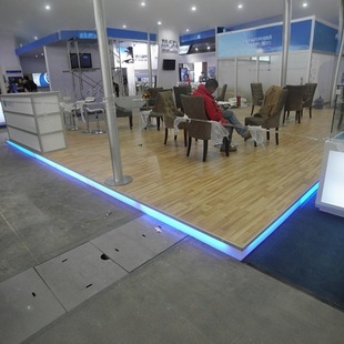 Car Show 4S Shop Ultra-Thin 4cm Mall Booth Melamine Floor