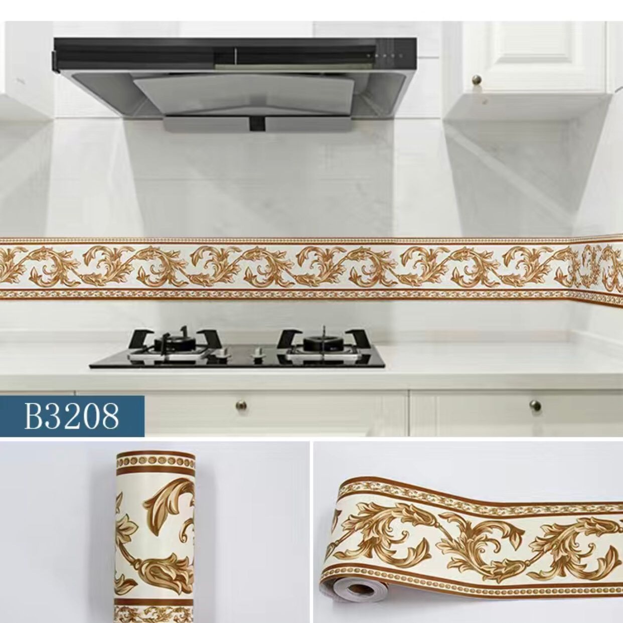 Wholesale PVC self-adhesive waist line corner line kitchen bedroom…
