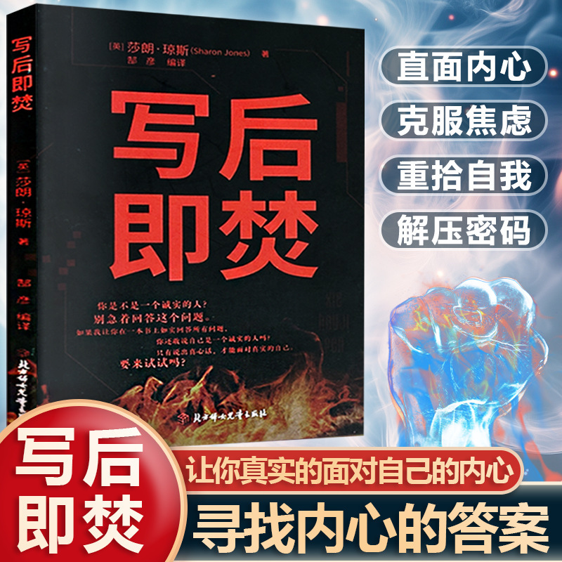 写后即焚书正版解压秘密日记创意问答好玩又解压自我探索类游戏书|undefined
