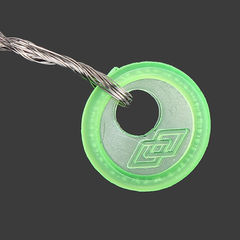 Cross-border fishing gear accessories silicone space bean set does not damage the line platform fishing olive cylindrical fishing competition space bean