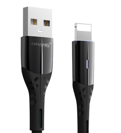 QIHANG 5A快充USB锌合金编织手机数据线 专供外贸 支持印图批发