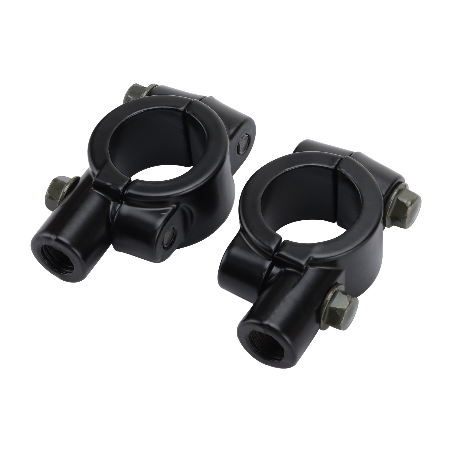 8mm Threaded 7/8“ Motorcycle Rearview Mirror Handlebar Mount Adapter Clamp