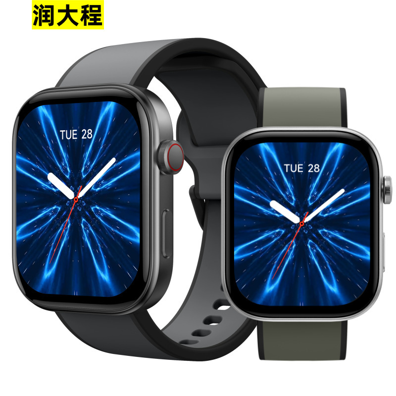 GTX12 Smart Watch 1.99 Inch AMOLED Bluetooth Call Swimming Blood Pressure AI Voice Multi-Sport Smart Hand