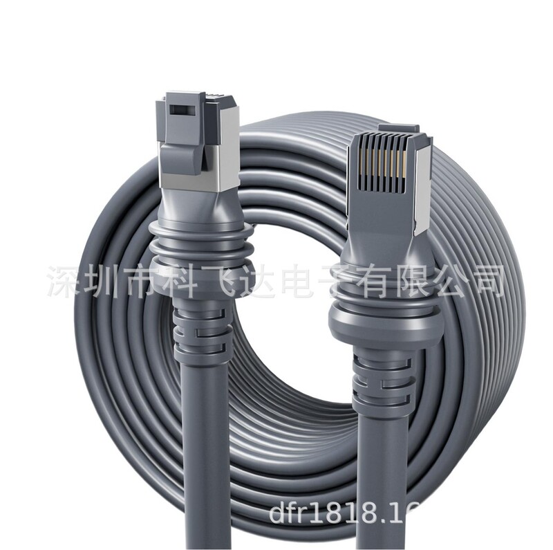 Hot-Selling Starlink 3Rd Generation Short-Body Crystal Head Network Cable High-Speed Internet Dual-Shielded Cable Gray 5m