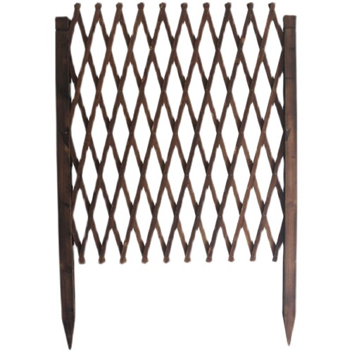Fence fence small courtyard gate courtyard outdoor telescopic pull-net fence rotten wood garden climbing pergola guardrail