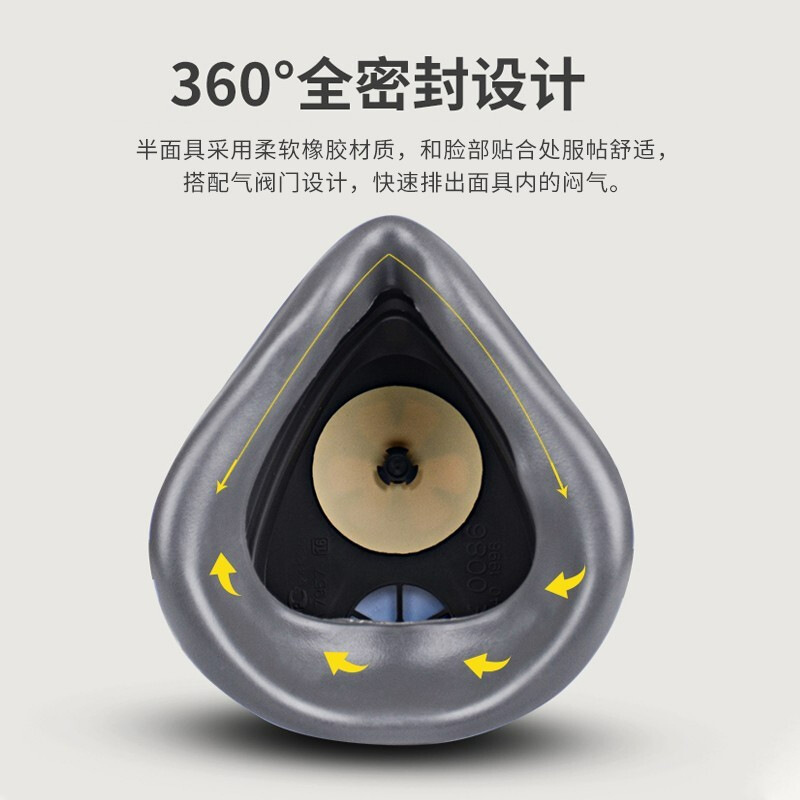 3M fábrica industrial 3200 polvo Sola Media máscara pesticida spray pintura máscara de polvo al por mayor Anti-Virus máscara protectora