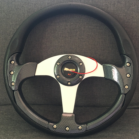 13 pulgadas de automóviles de modificación de automóviles CoolPie Steering Wheel Racing Blade semicircular 14 pulgadas Beidou Otto