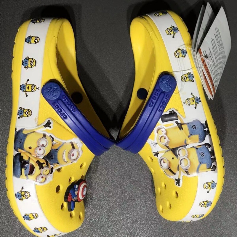 Crocs 2026 New Model Light-Up Clogs Children's Shoes Kids' Beach Shoes Boys