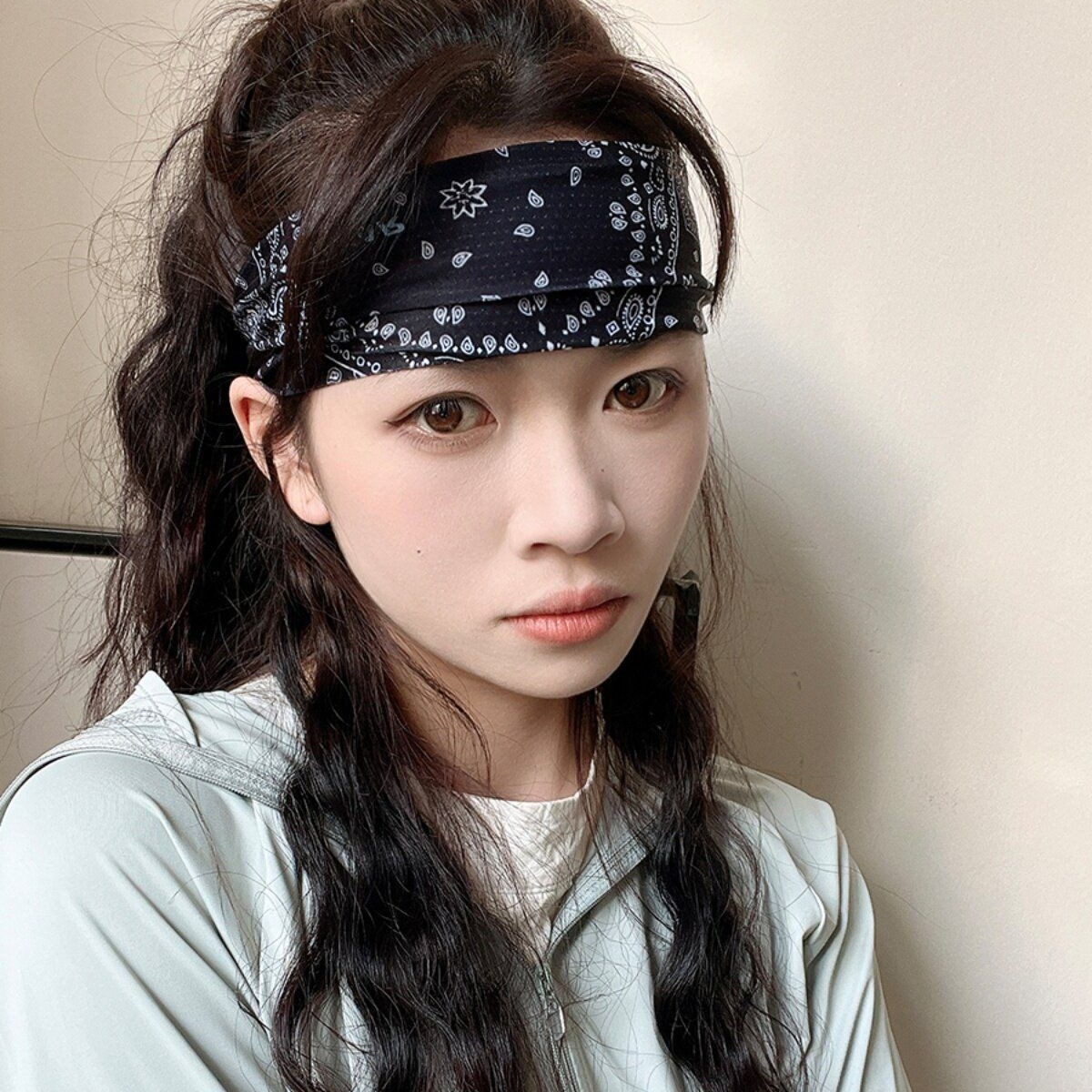 Strap-On Basketball Street Football Headband Running Fitness Sweat-Wicking Quick-Dry Sports Men's Headband Open-Style Headscarf