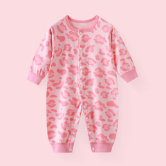 赤ちゃんの連体服春秋の新生児の骨のない服の純綿のパジャマ