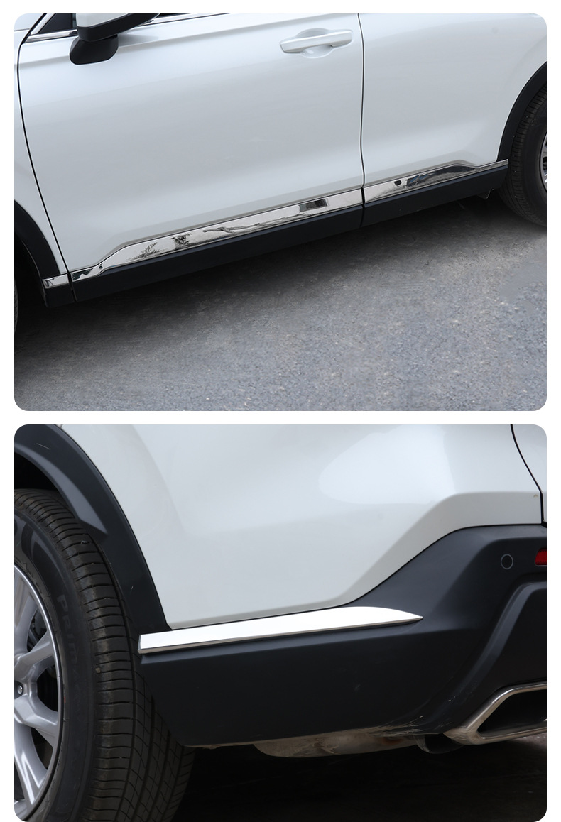 Suitable for 23-26 Models of the New Honda Crv Body Trim, Door Edge Anti-Collision and Anti-Scratch Strips, Modified Haoying Center Pillar Trim