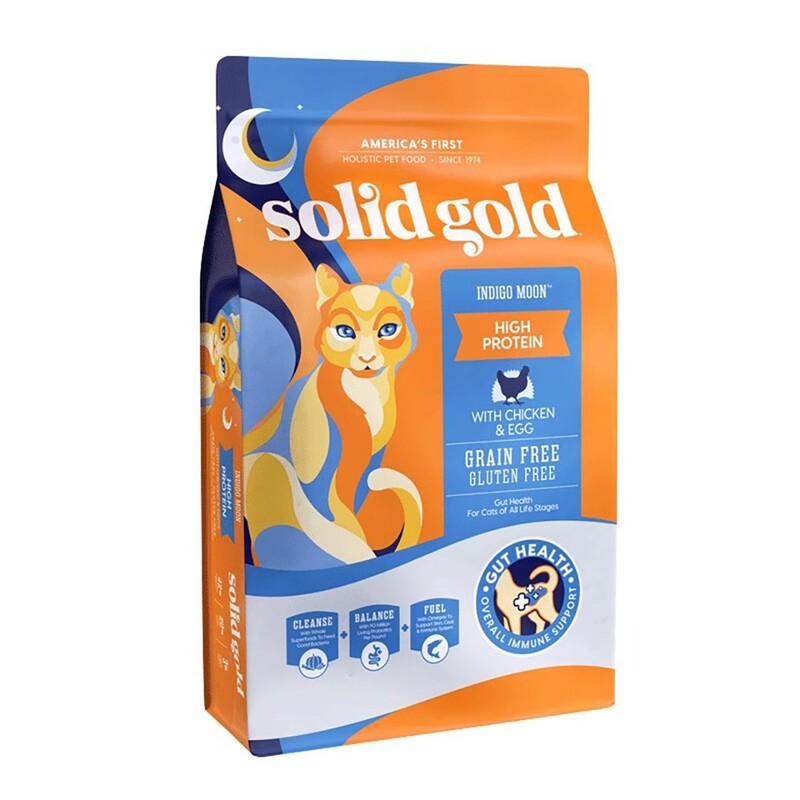 SolidGold High-Protein Golden Chicken Grain-Free Imported Cat Food for Adult Cats and Kittens 5.44kg 12lbs SolidGold High-Protein Golden Chicken Grain-Free Imported Cat Food for Adult Cats and Kittens 5.44kg 12lbs