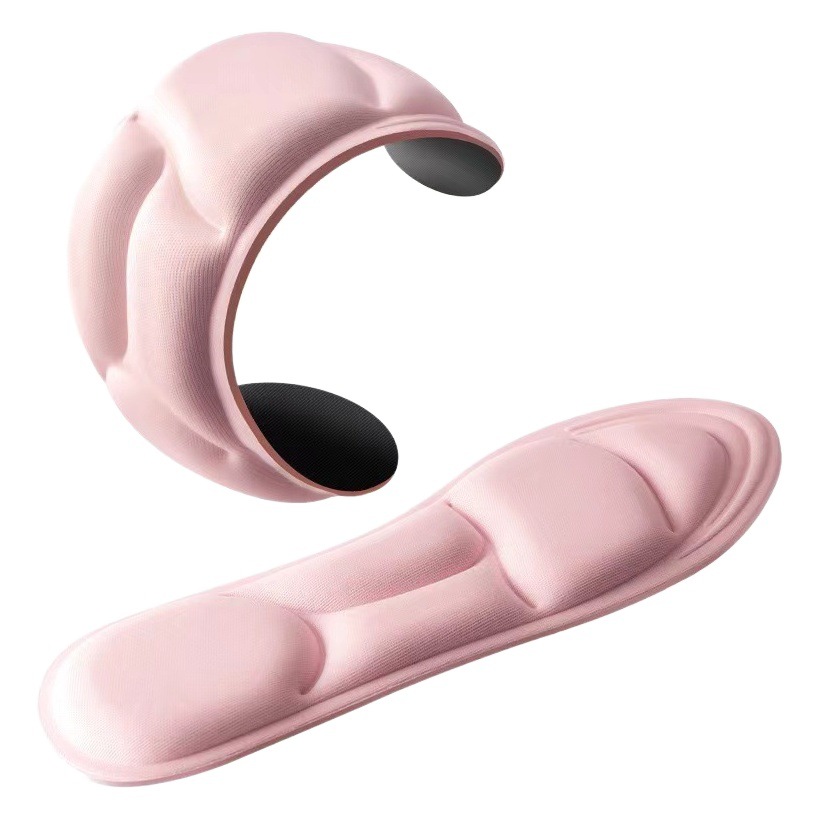 Plantillas de suela blanda que no cansan los pies, plantillas deportivas de masaje que absorben el sudor, plantillas de arco suave 5d que no cansan los pies después de estar de pie durante mucho tiempo