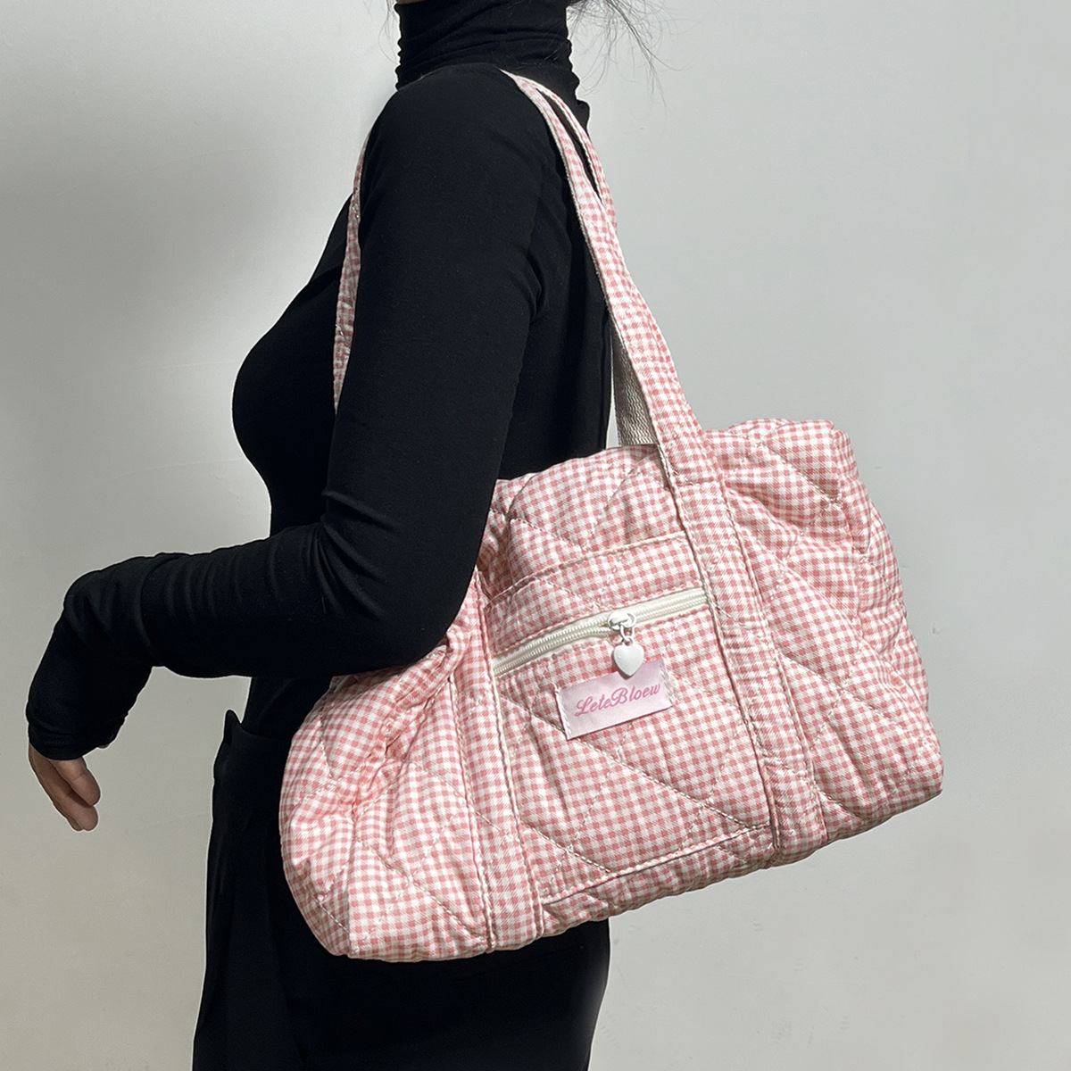 2024 nuevo bolso tote lingge pocilgas rotas más bolsos de algodón de gran capacidad bolsos bolsos de hombro bolsos de plumón ligeros